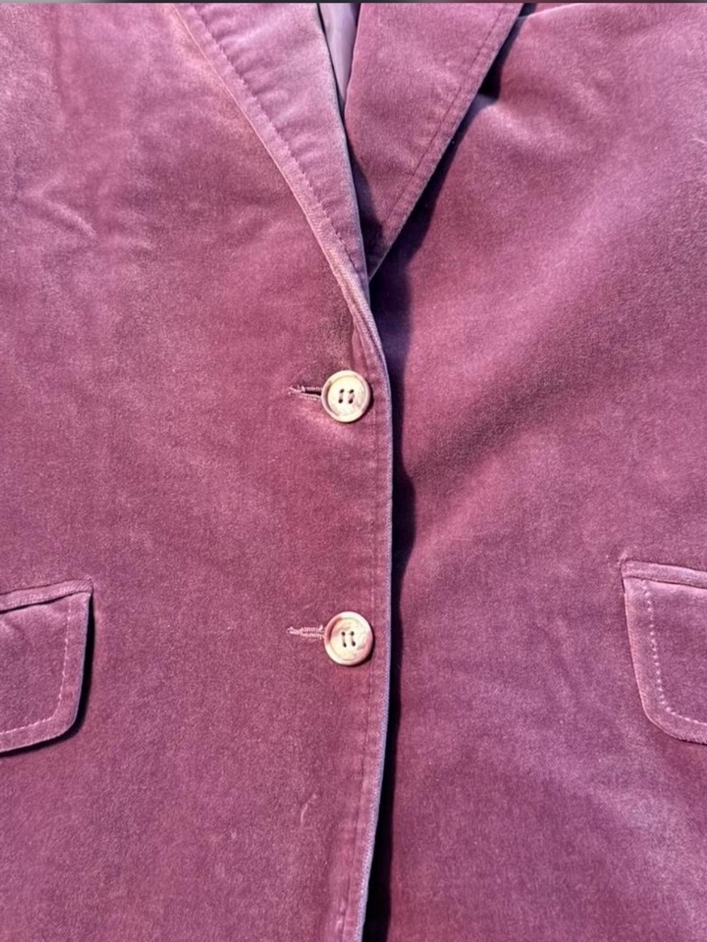 Vintage Leslie Fay Personal Velvet Jacket, Mauve, Size 14 (Fits Modern 10–12) - Picture 6 of 8